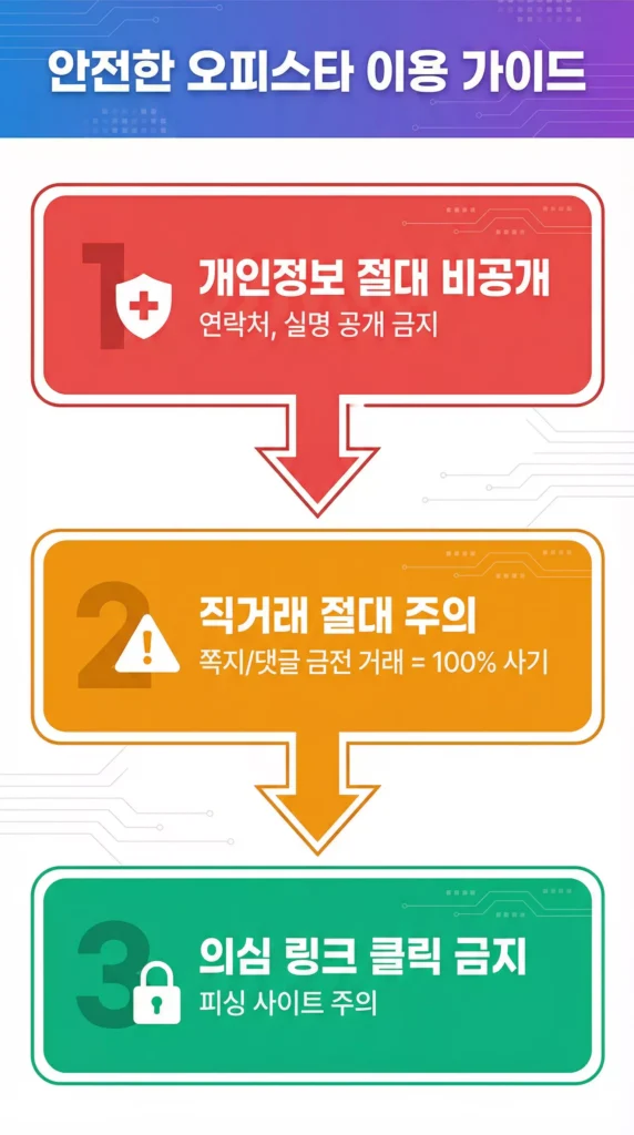 안전한 오피스타 이용 가이드